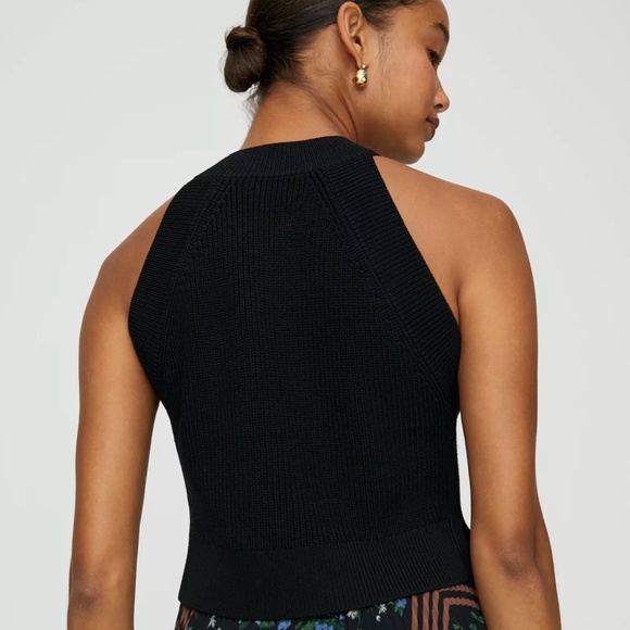 2XS - Dark Green - Wilfred - Crevier Knit Top (2 pieces: GREEN or GREY) - Picture 4 of 11